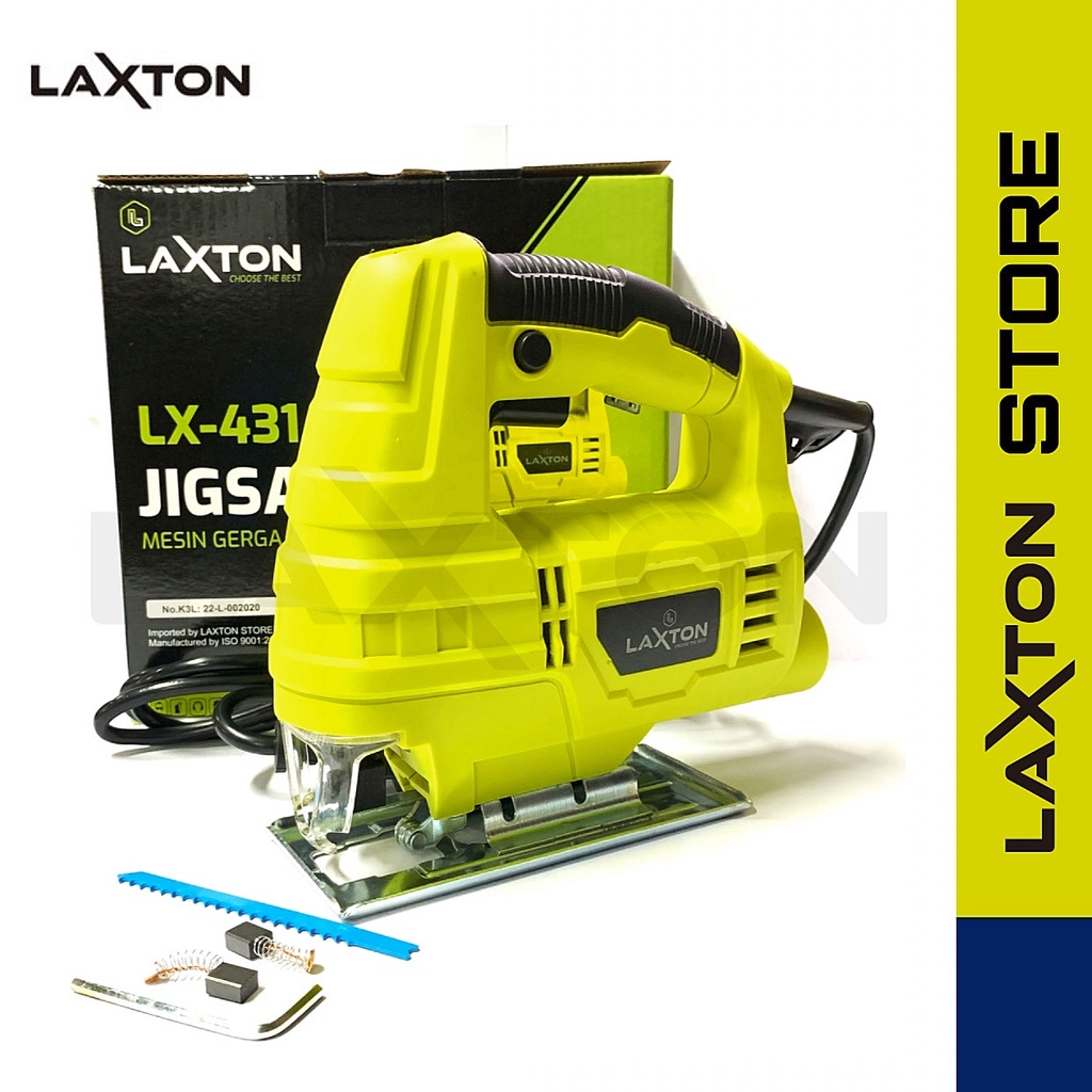 LAXTON mesin jigsaw gergaji pemotong kayu triplek jig saw LX431 MURAH LARIS Variable Speed