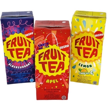 

[TMB] FRUIT TEA KOTAK 250 ML SOSRO FRUITEA 250ML