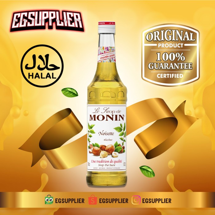 

MONIN SYRUP HAZELNUT 700CL