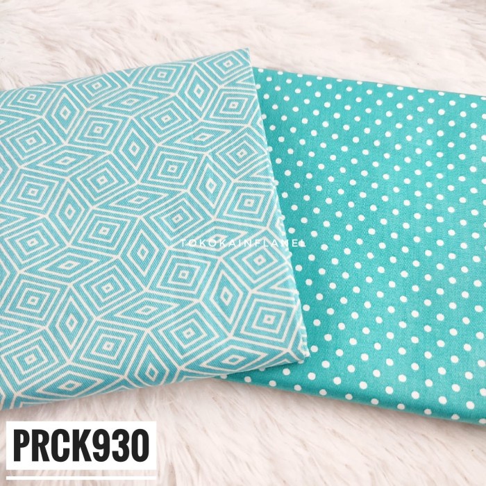 Kain Kain Katun Jepang Perca Series Biru