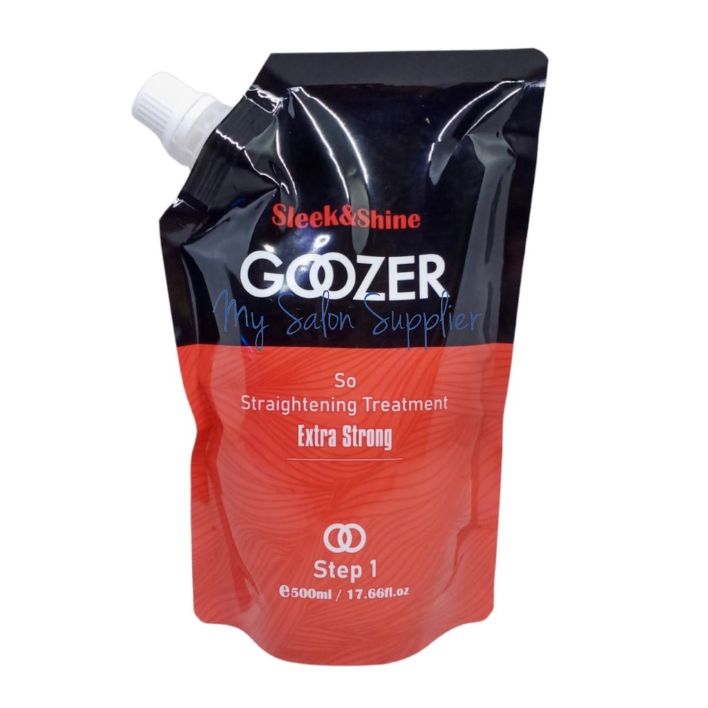 Goozer Sleek &amp; Shine Straightening Treatment Pelurus Rambut 500ml