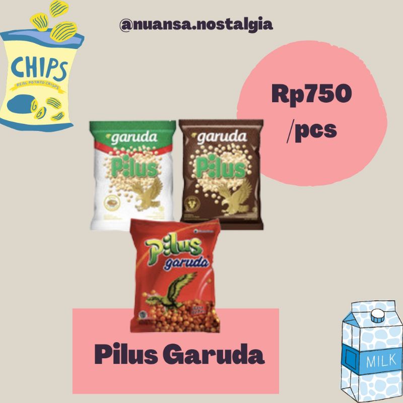 

TERMURAH! Snack Pilus Garuda Aneka Rasa