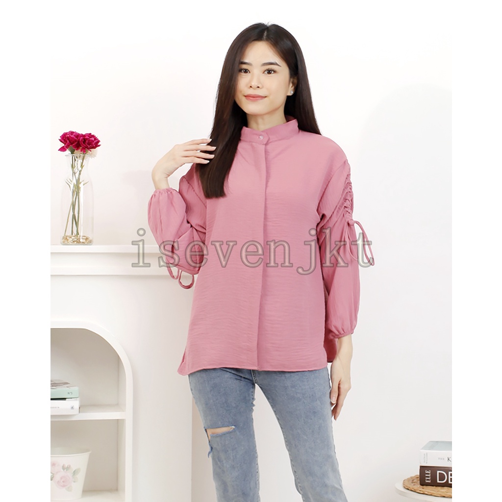 iseven p BLOUSE AIRFLOW CRINKLE | GAVI LENGAN SERUT CRINKLE BLOUSE