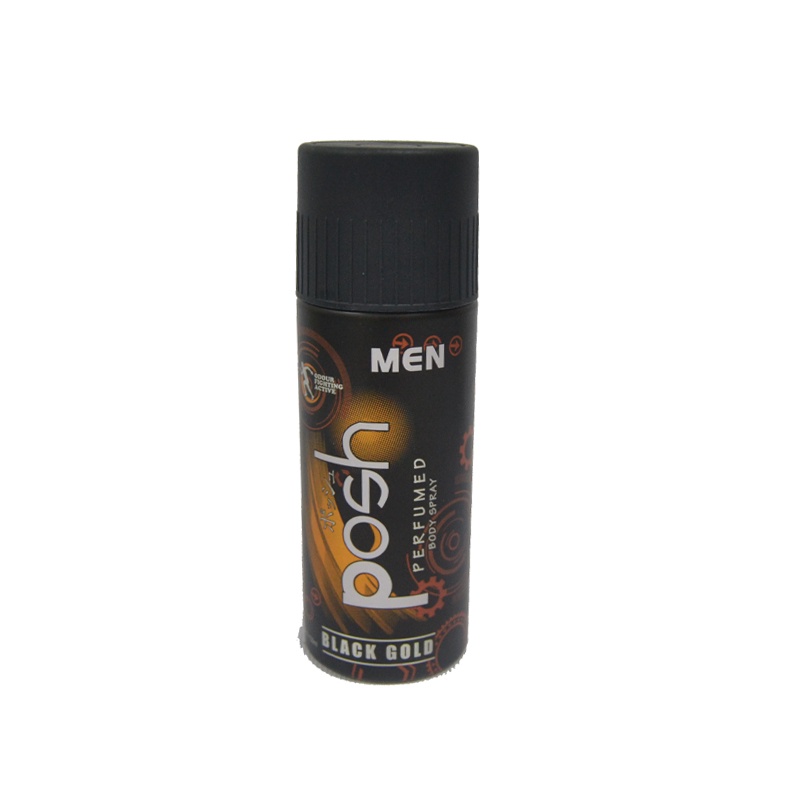 Posh Men Body Spray Black Gold 150Ml