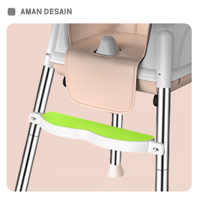 DADAWARD Kursi Makan Bayi 4 In 1/ Kursi Makan Bayi Lipat/ Dilipat Baby Chair/ High Chair/ Meja Makan Anak/ Booster Seat Chair