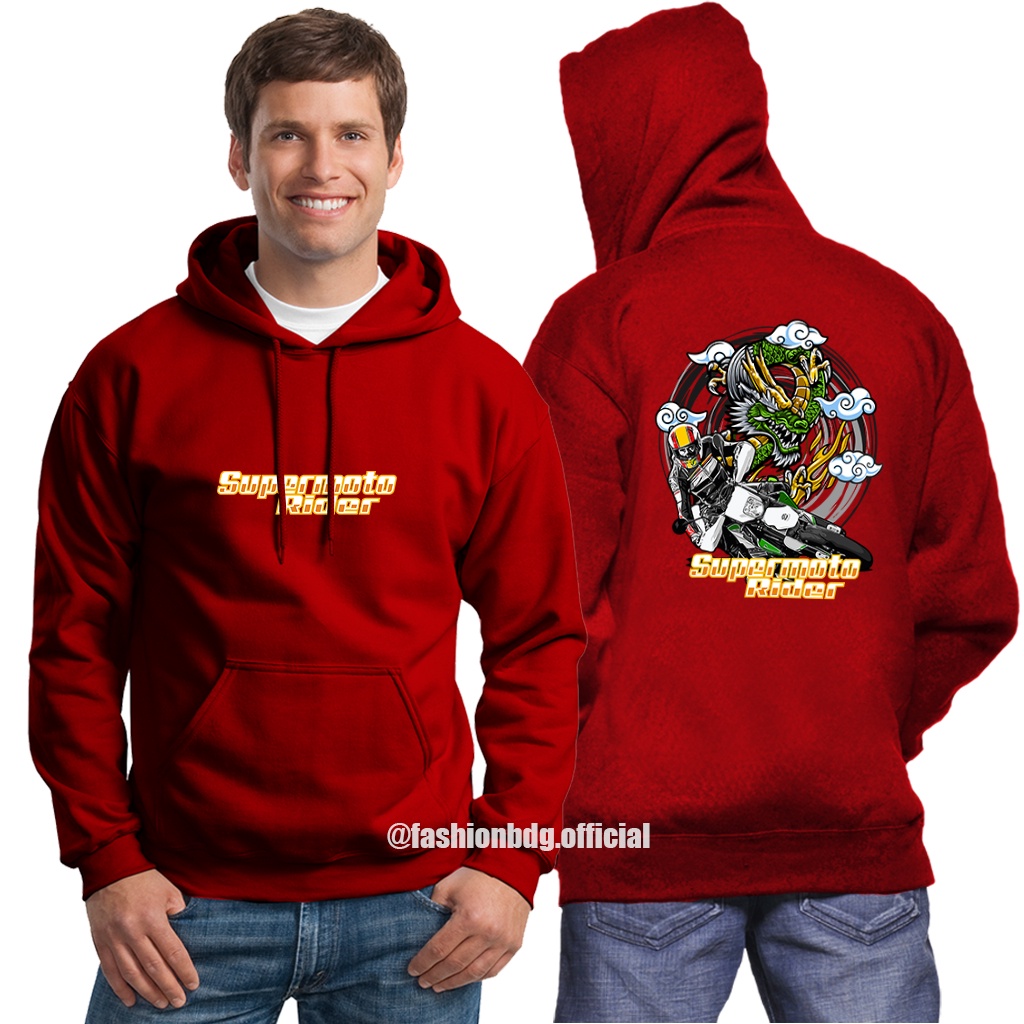 Sweater Hoodie Super Moto Motor cross