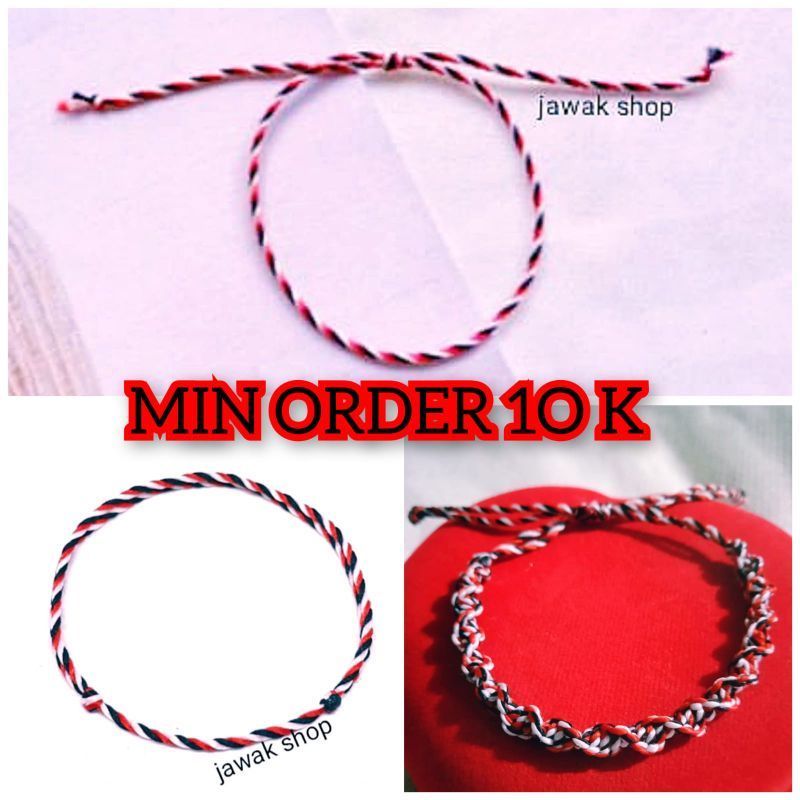 Gelang TRIDATU POLOS khas Bali / TRIDATU KEPANG khas BALI
