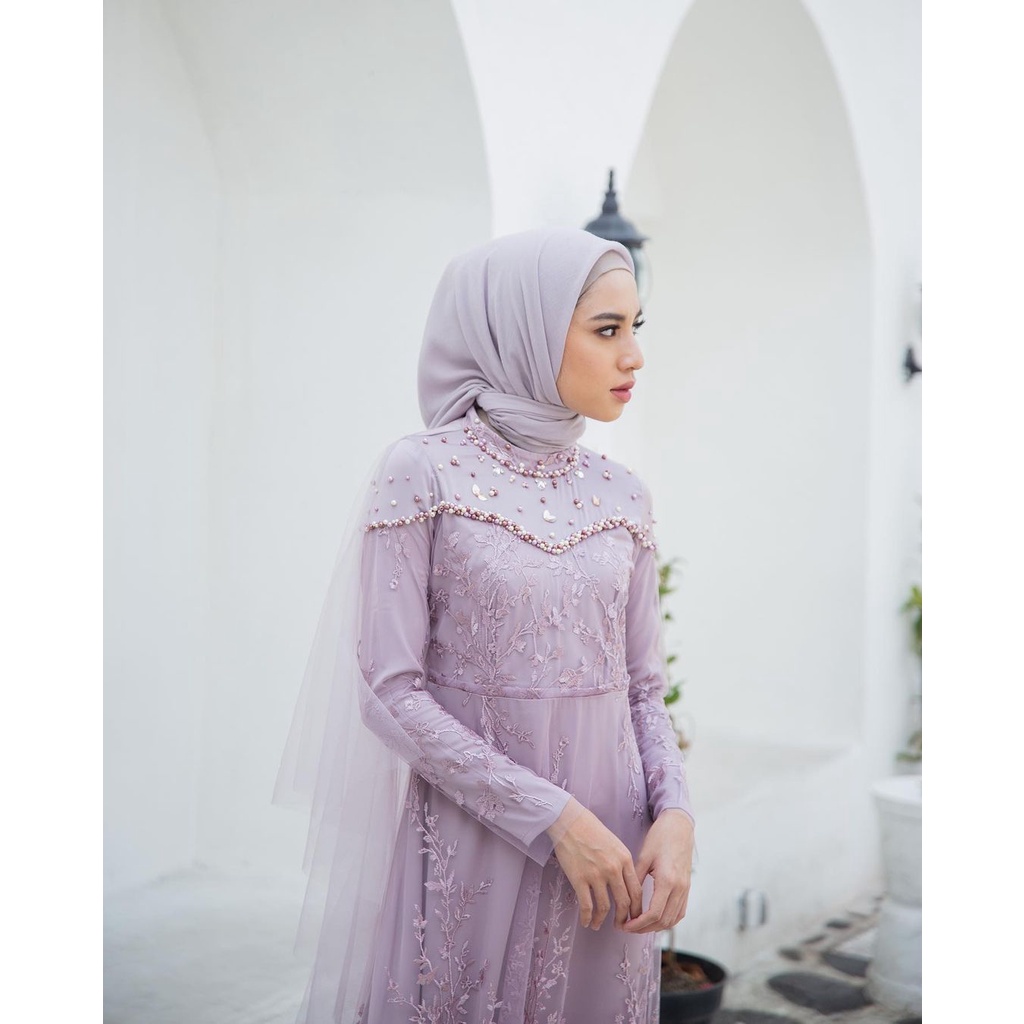 GAMIS TERLARIS BRUKAT NAMIRA / GAMIS FASHION REMAJA/GAMIS PESTA KONDANGAN NIKAHAN SIZE S M L XL