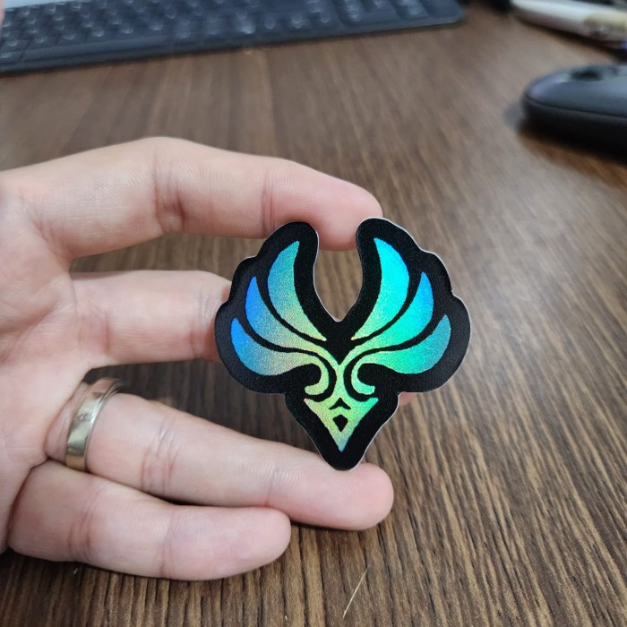 

Sticker Hologram Anime - PSH1411 - Element Anemo