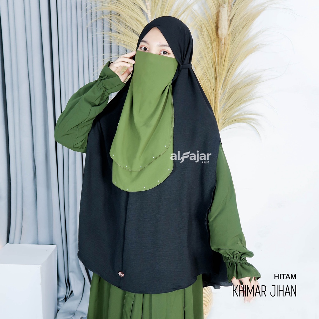 Khimar Crinkle Premium Jihan by Alfajar