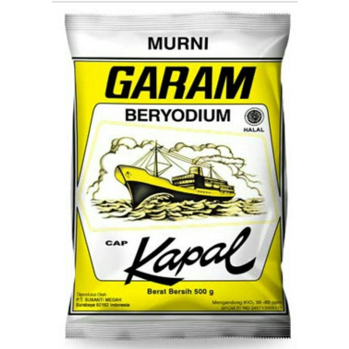 

Garam Halus Cap Kapal 500g
