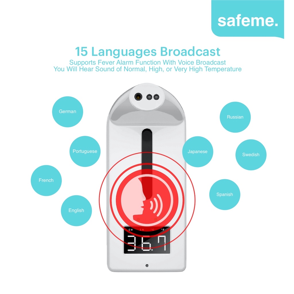 Thermometer Tripod Dispenser Hand Sanitizer Termometer K9X K9 K10 Pro