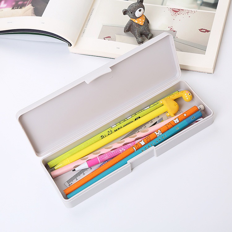 Kotak Pensil Pena Warna Pastel Case Persegi GM-ST0211
