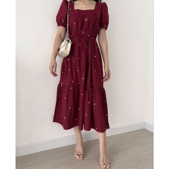 Minhee Dress Oudre (Pelunasan)