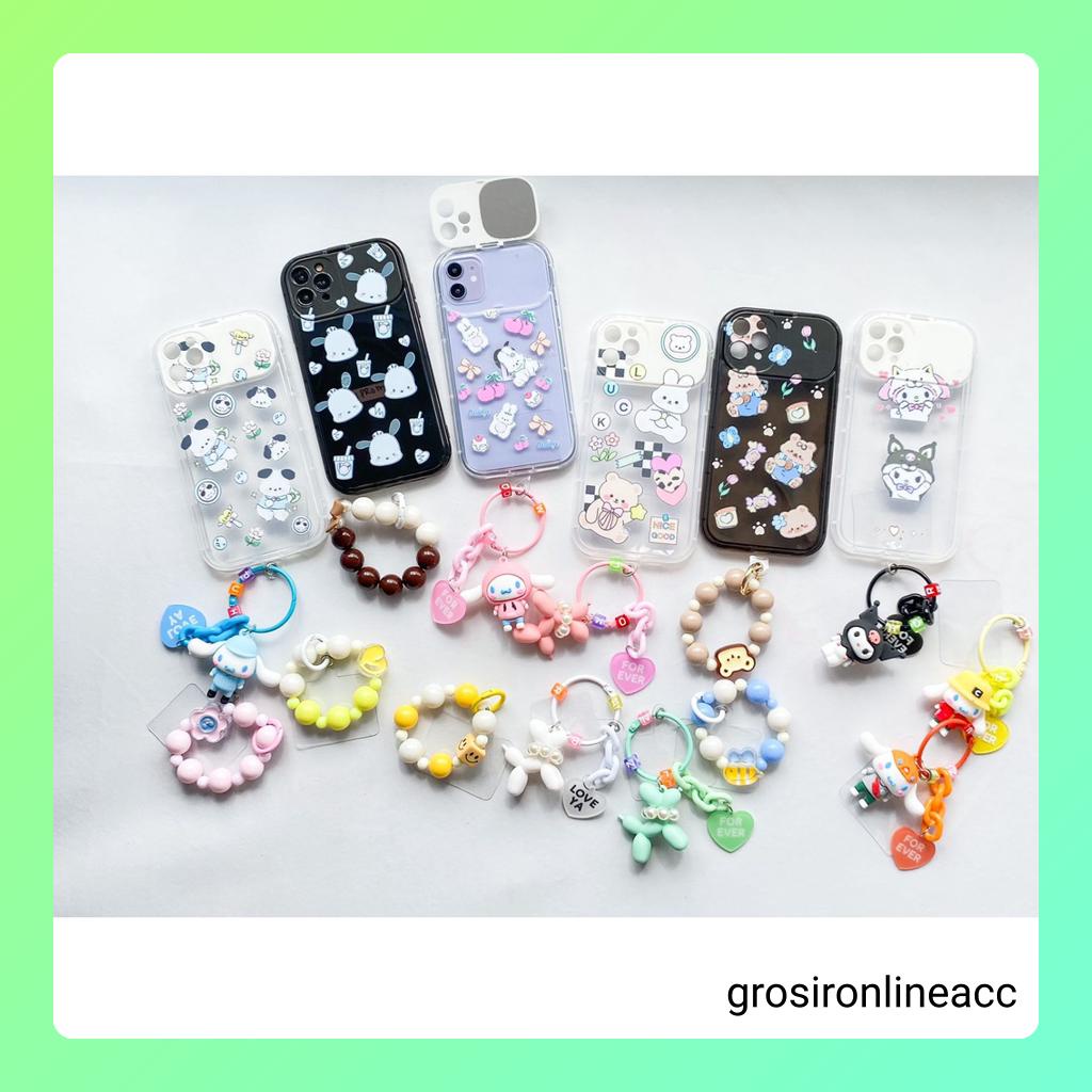 Softcase Cermin Motif karakter JJ36 DY for Iphone 7+ 8+ X Xs Xr Max 11 12 13 14 Pro Max 14+ Plus 14Plus