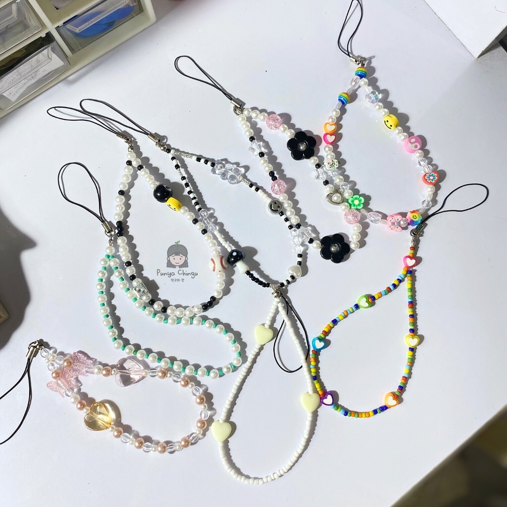 Beaded Phone Charm | Phone Strap | Gantungan Hp