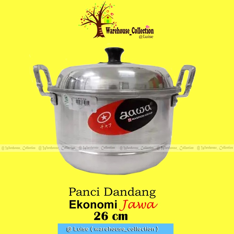 Panci KukusJawa / Dandang Jawa / Panci Ekonomi / Panci dengan Sarangan Jawa Maspion 26cm ,28cm ,