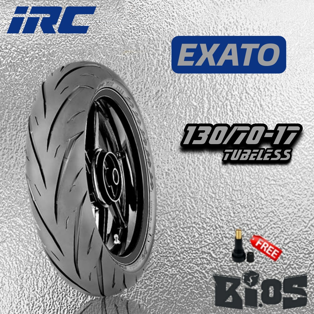 BAN IRC EXATO NR88 TUBELESS RING 17 BAN MOTOR MANUAL 4T TUBELESS SPORTY SEMUA VARIANT UKURAN TERLENGKAP UNTUK MOTOR BEBEK R15 GSX CBR JUPITER MX SUPERMOTO MOTOR SPORT LAINNYA