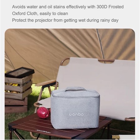 Wanbo Projector Bag T6 Max Protective Tas Proyektor Waterproof Storage