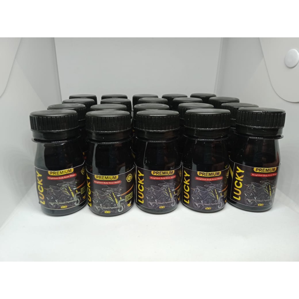 PAKET PENGHITAM BODY MOTOR PERMANEN 30 ML ISI 20 PCS