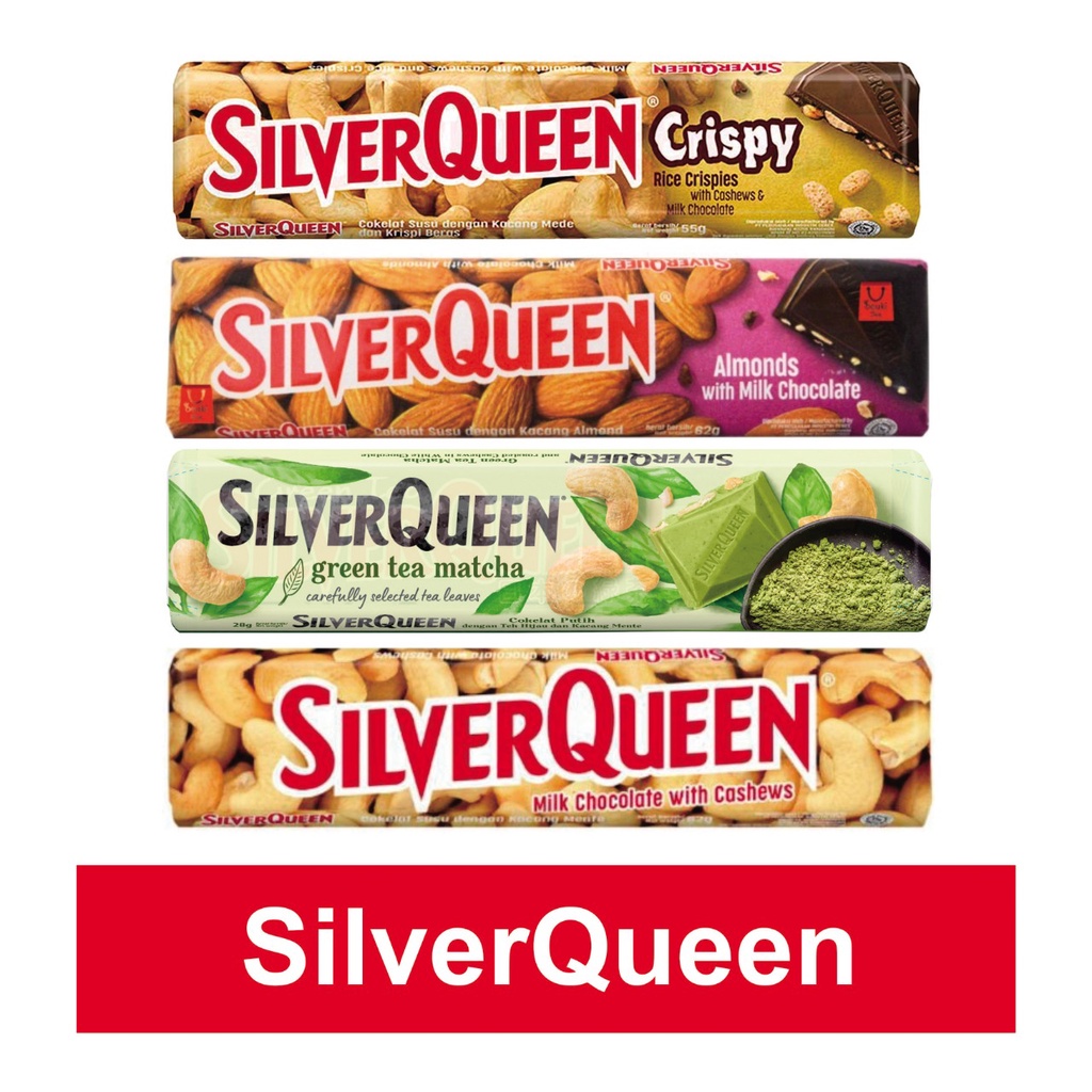 SilverQueen 4 Variant Rasa Ukuran Besar 58 gram PROMO!! HALAL