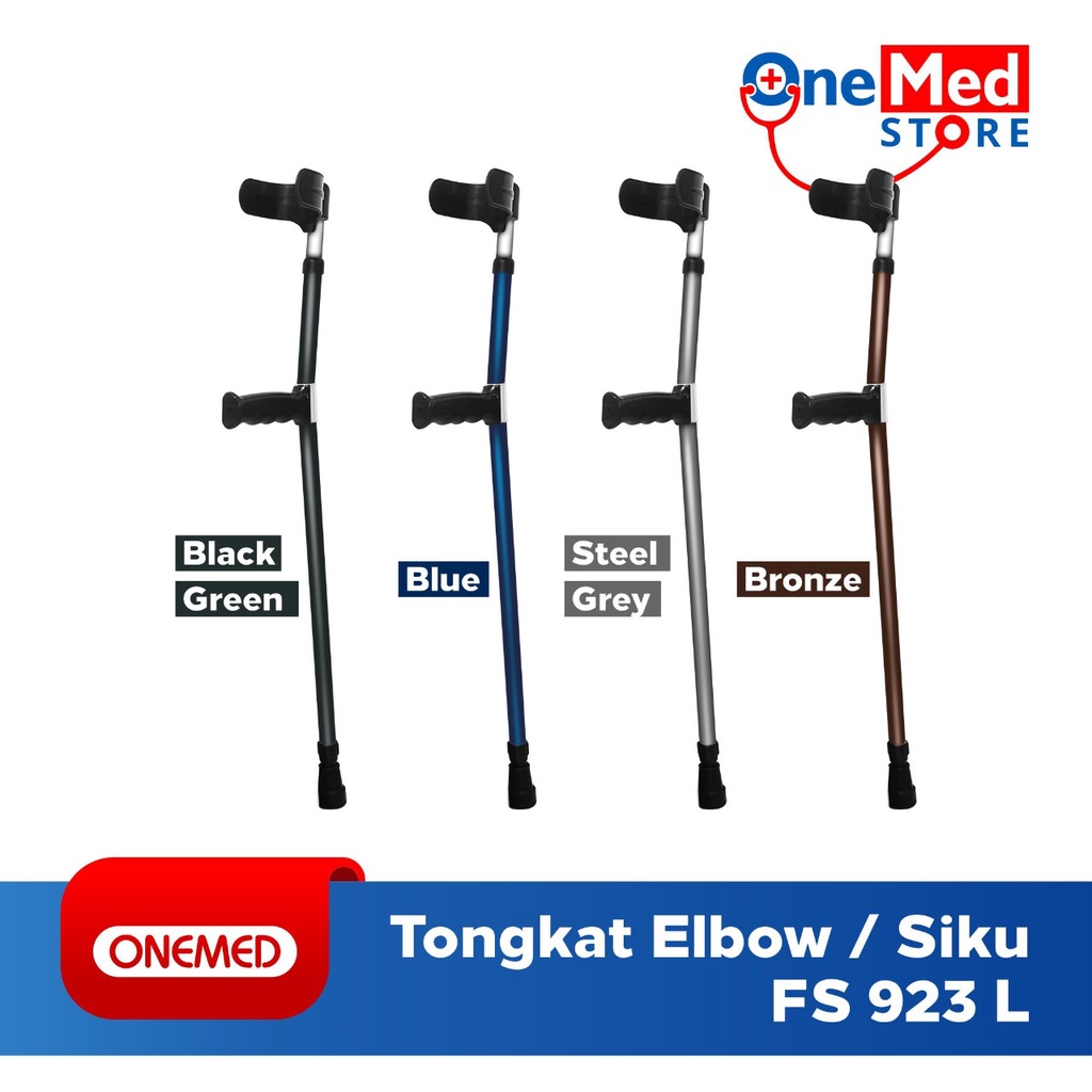 TONGKAT ELBOW/SIKU BLACK GREEN 923 ONEMED OJB