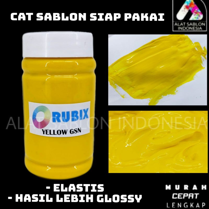 

CAT SABLON PASTA GL RUBBER WATER BASED CAT AKRILIK YELLOW GSN 100GR