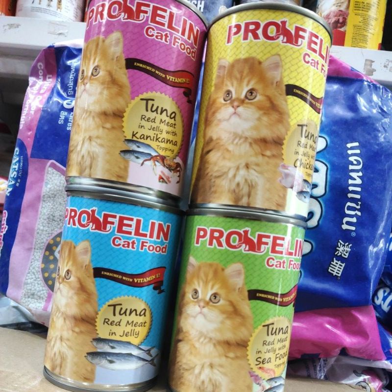 makanan kucing basah profelin kaleng all variant 400gr