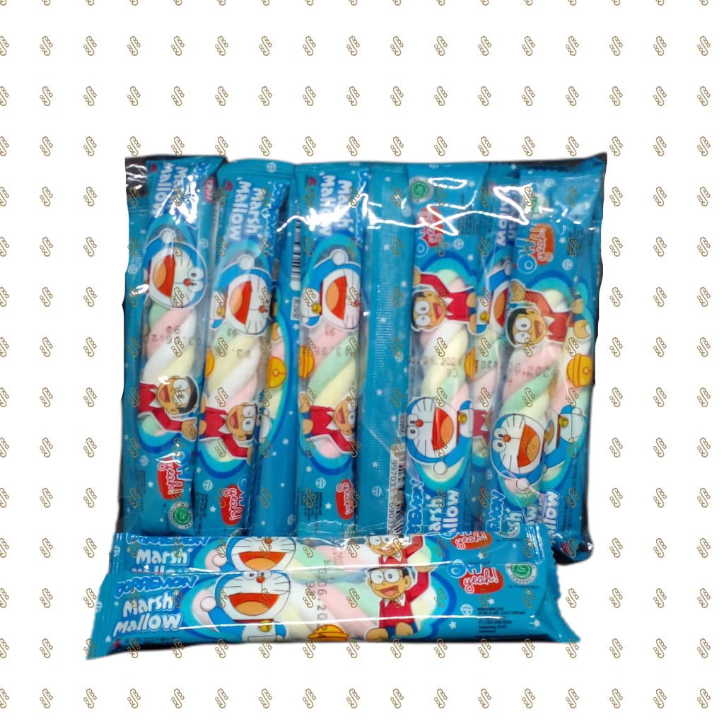 

Marsmallow Doraemon 7gr - Pak Isi 20 PCs