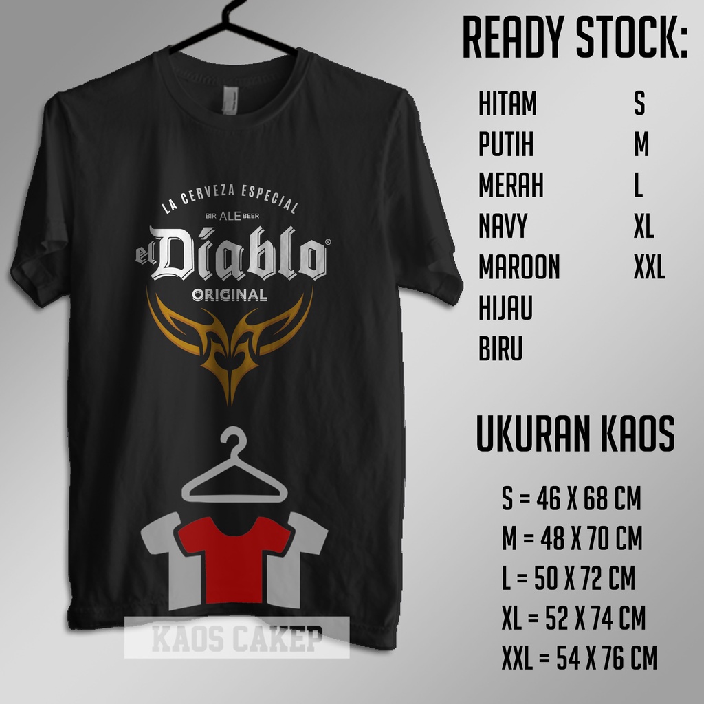 Kaos el Diablo Original Beer Baju Distro