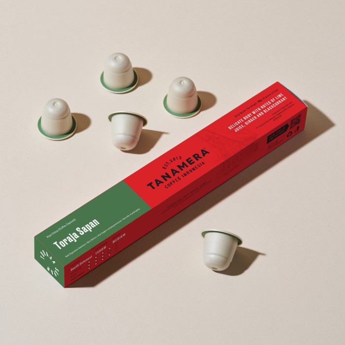 [Pisau Dapur] Tanamera Coffee Capsule: Toraja Washed [Knife]