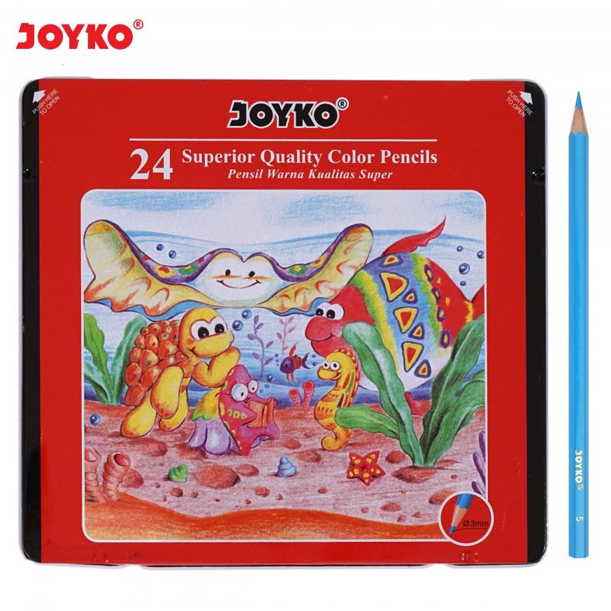 

Special - Pensil Warna Joyko CP-24TC 24 Warna Kemasan Kaleng