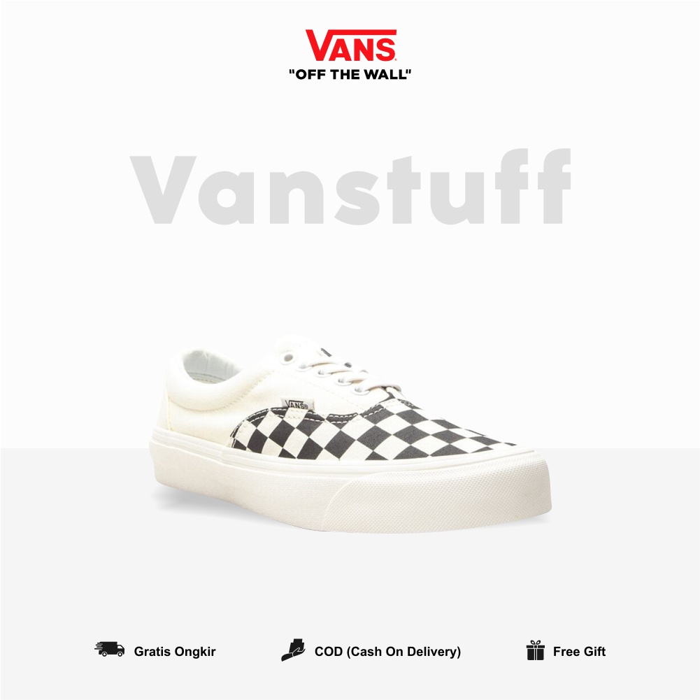 Vans Era Craft Podium White Checkerboard Couple Pria dan Wanita Original 100% BNIB Global Market Authentic Guarated Catur Ori