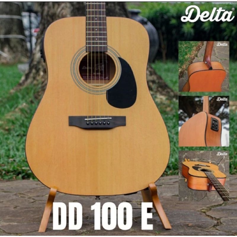 Gitar Akustik Elektrik Delta DD100E Original