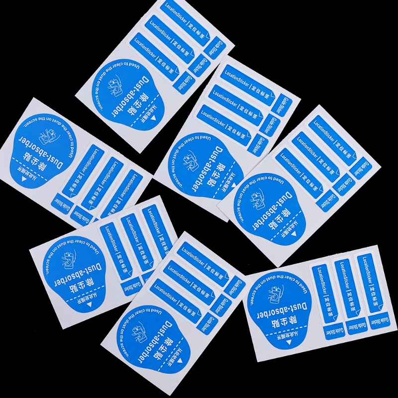 1/10pcs Stiker Pembersih Penyerap Debu Yang Dapat Dilepas Untuk Lensa Kamera Film Ponsel Tablet LCD Screen Protector Paper Sticker