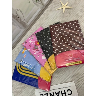 NUZ Isi 2 Pcs Sarung bantal/Sarung guling/Sarung bantal guling Motif Minimalis