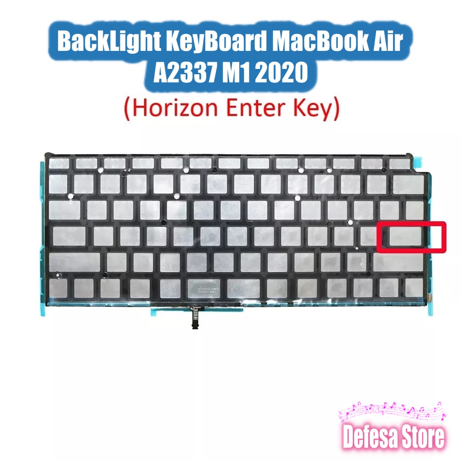 Keyboard Macbook Air M1 A2337 13&quot; EMC3598 2020 US