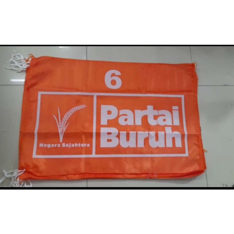 Jual Bendera Partai Buruh Ukuran 60 X 90 Cm Shopee Indonesia