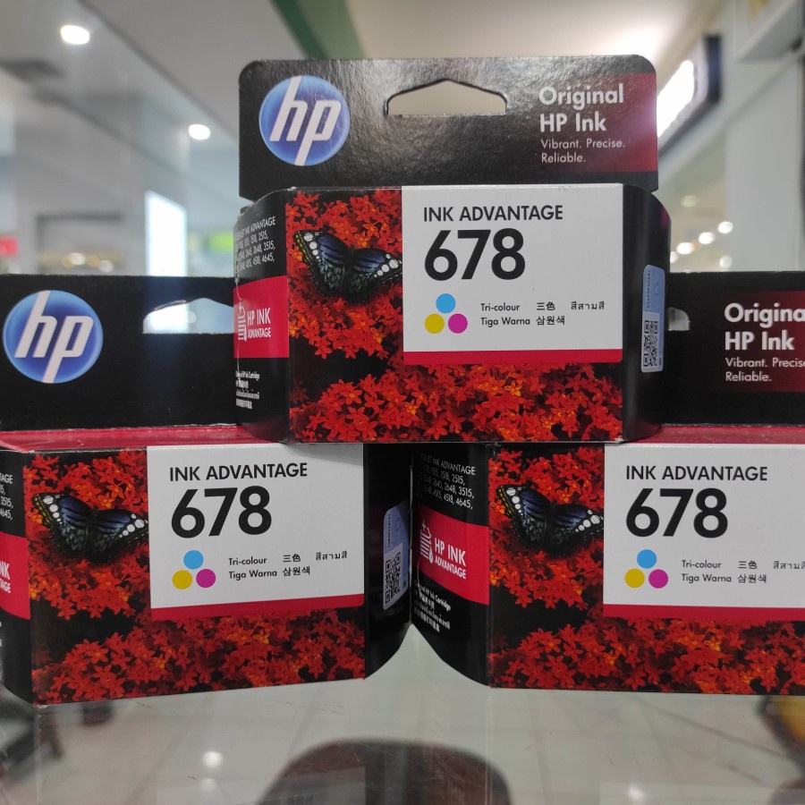 tinta hp 678 color original catridge 100%