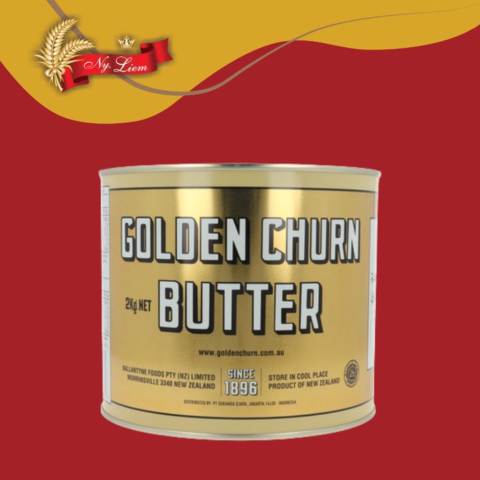 GOLDEN CHURN Creamery Butter / Mentega 2 kg