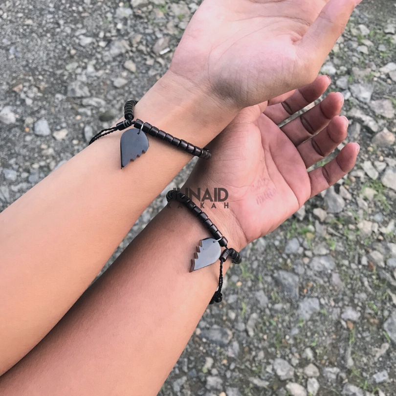 Gelang Kaokah Couple Polos Love Gembok Belah Tanpa Ukir Nama Kopel Kaoka Kokka Koka Kaukah Kaukah kokkah kokah Fukaha