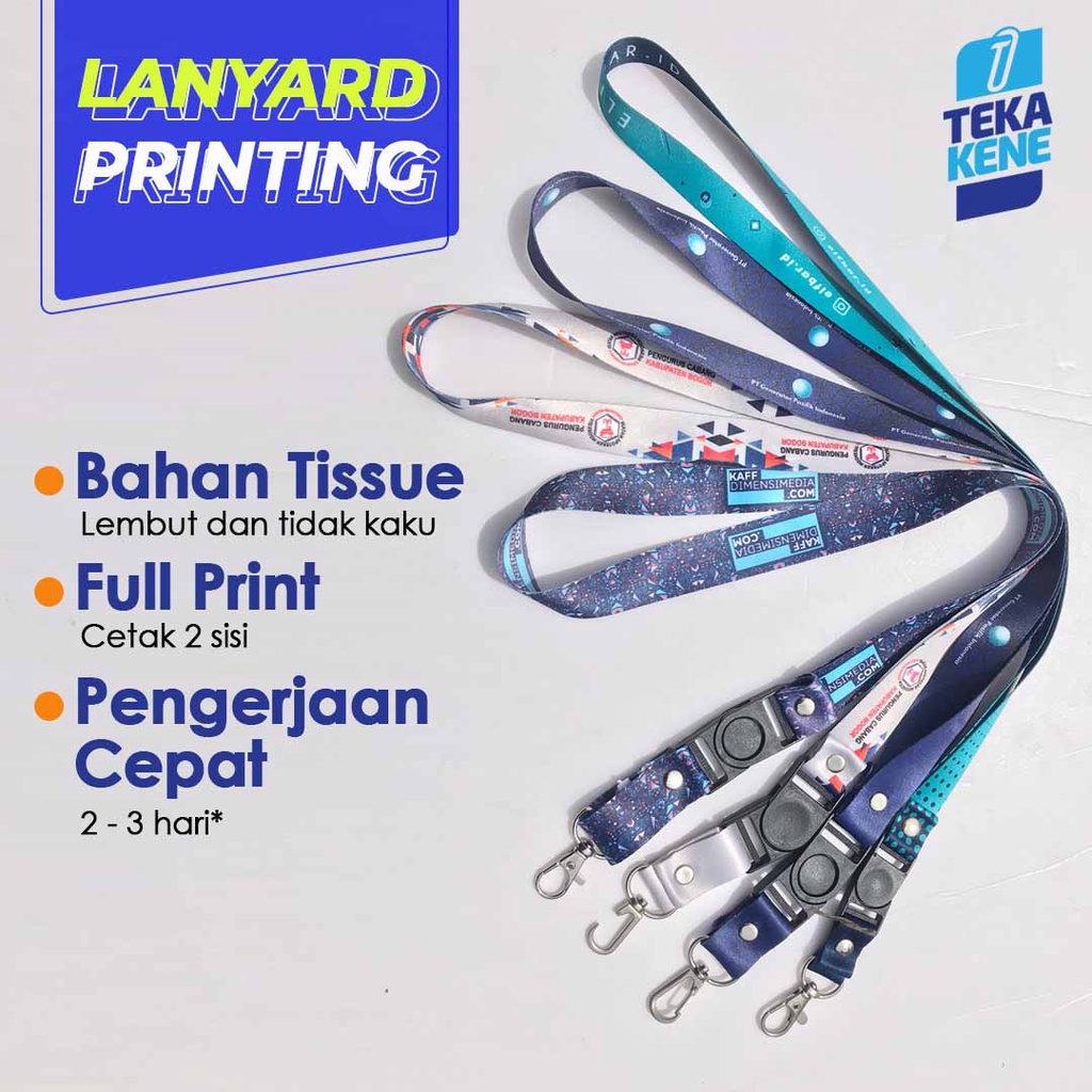 

Lanyard Custom Full Print 2 sisi