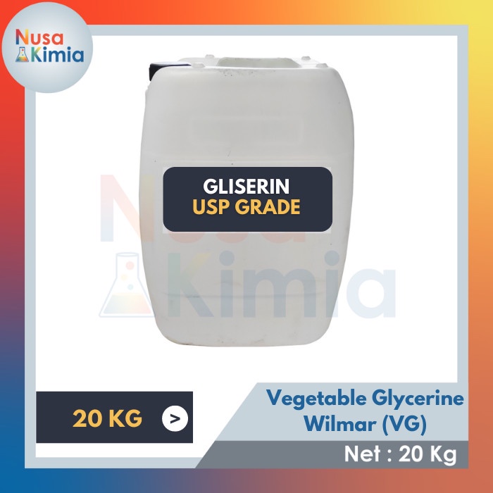 Vegetable Gliserin / VG USP Grade 20 Kg