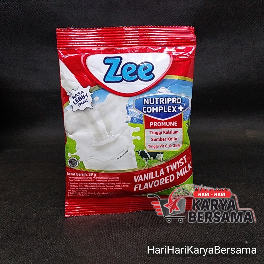 

SUSU BUBUK ZEE RASA VANILLA TWIST FLAVORED MILK 39GR