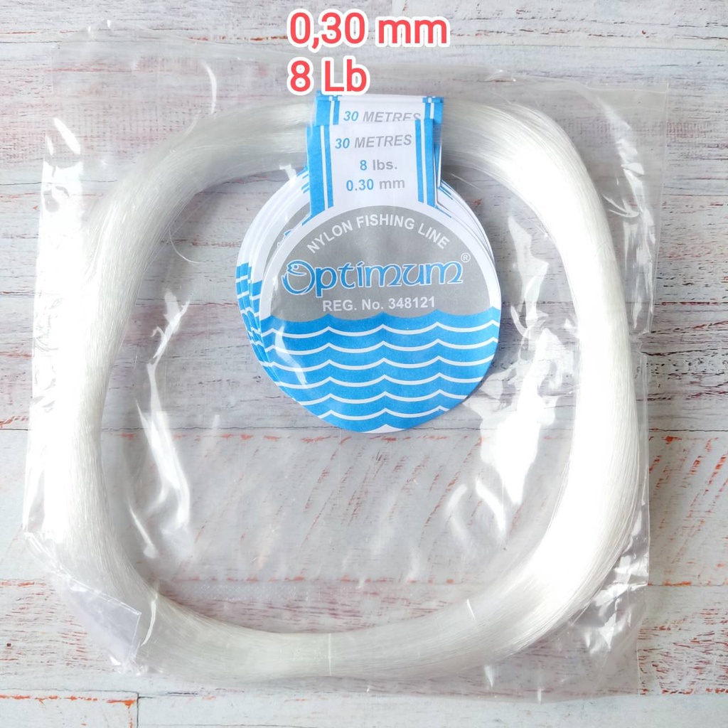 Senar damyl optimum 0,30 mm 8 LB, senar nelayan, senar rangkaian, senar laut 300 M