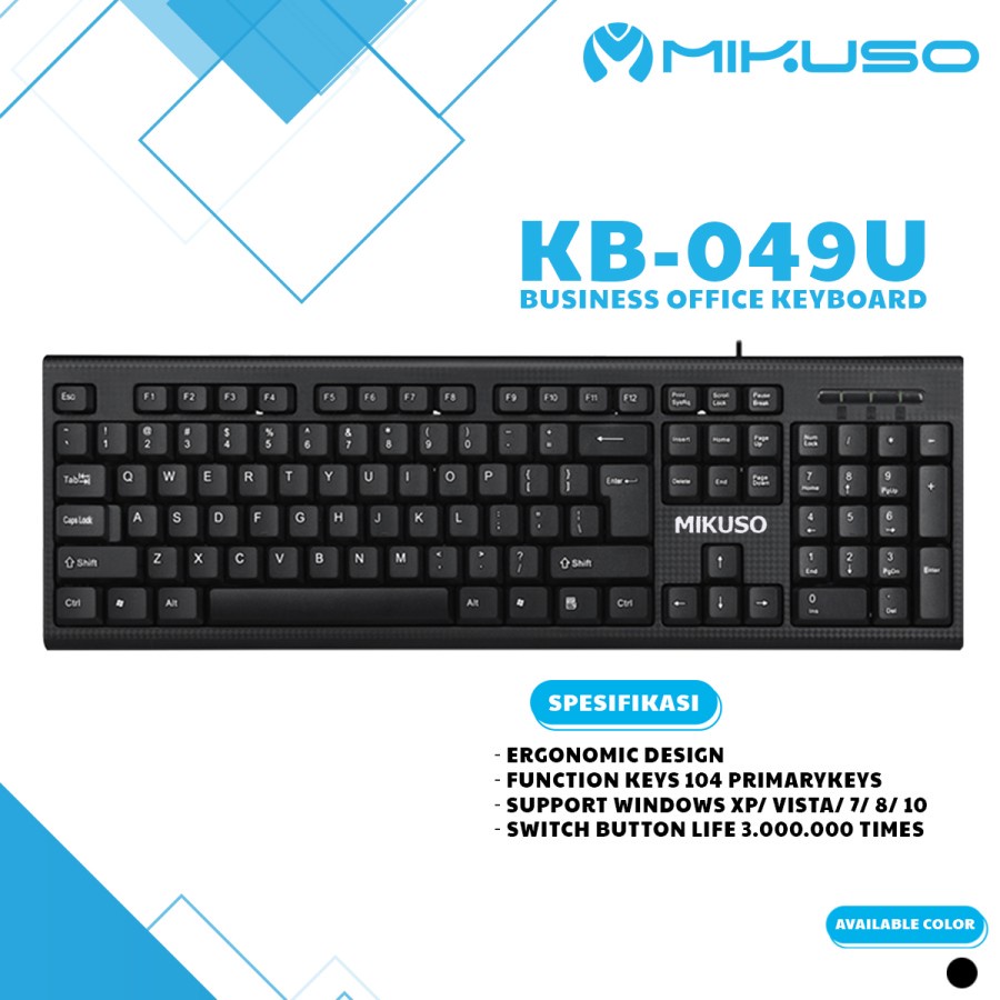 KEYBOARD MIKUSO KB-049U