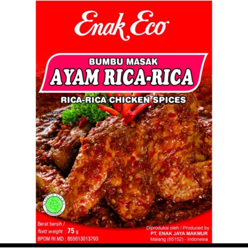 Enak Eco Bumbu Ayam Rica- rica