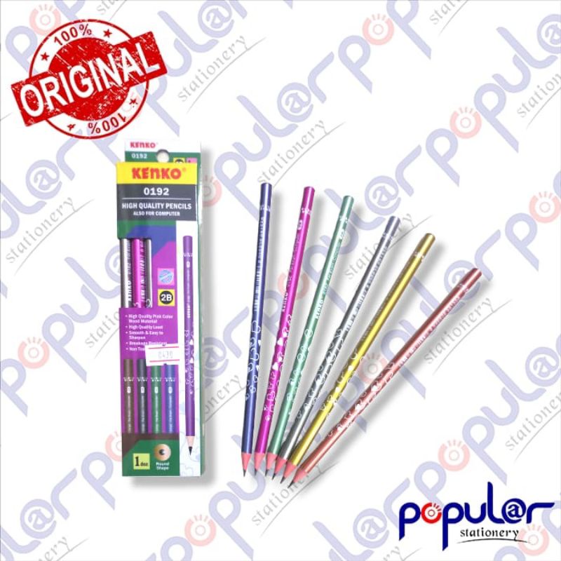 

Pensil 2B Kenko 0192