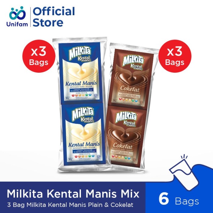 

Kental-Manis- Milkita Kental Manis Mix -Manis-Kental