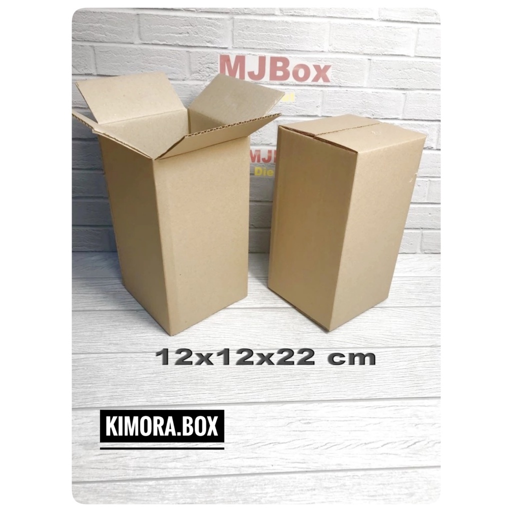 

Kardus karton uk. 12x12x22 cm Kotak Box ST untuk packing Souvenir -dll